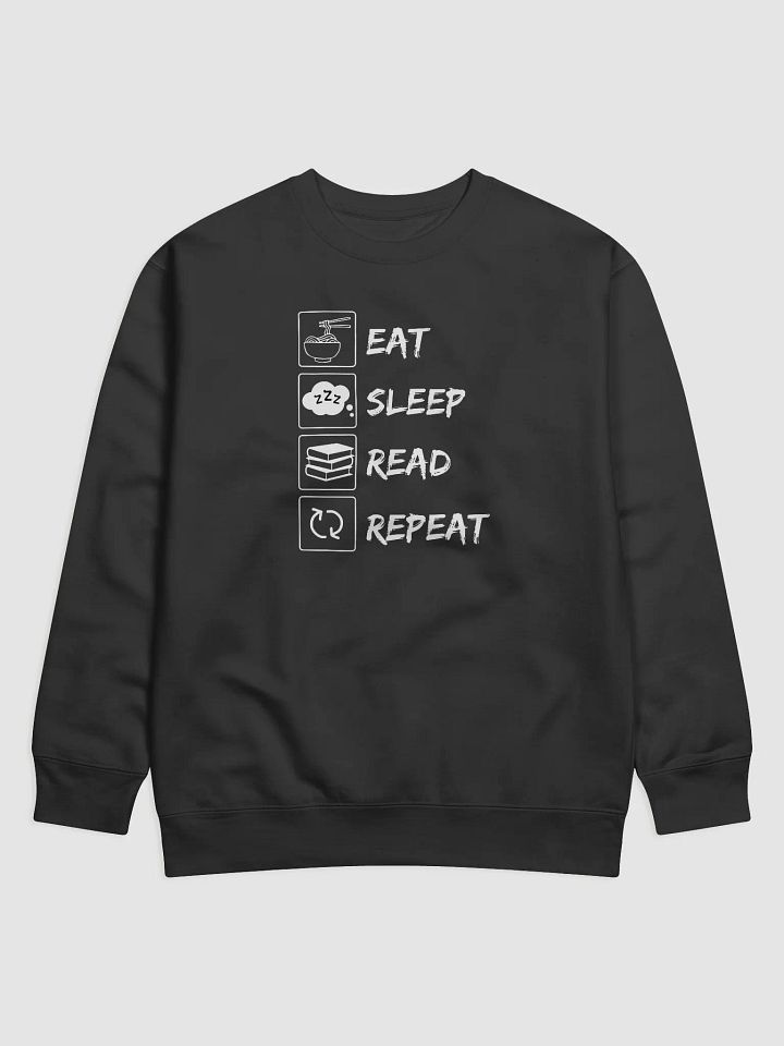 Eat, Sleep, Read, Repeat Sweatshirt | Premium Cotton Comfort product image (1)