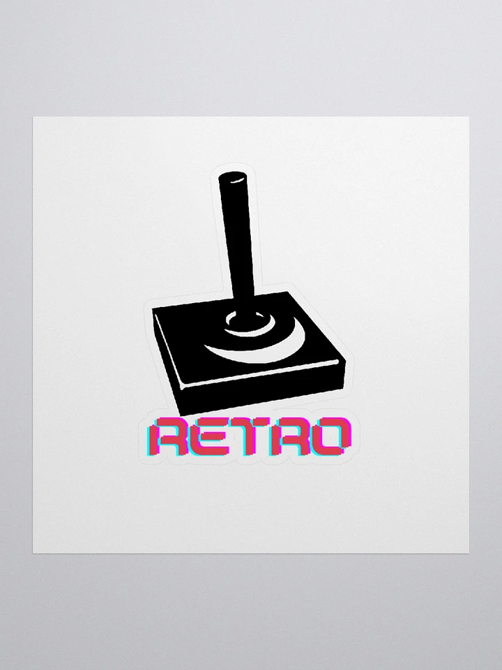 Retro Joystick Sticker product image (1)