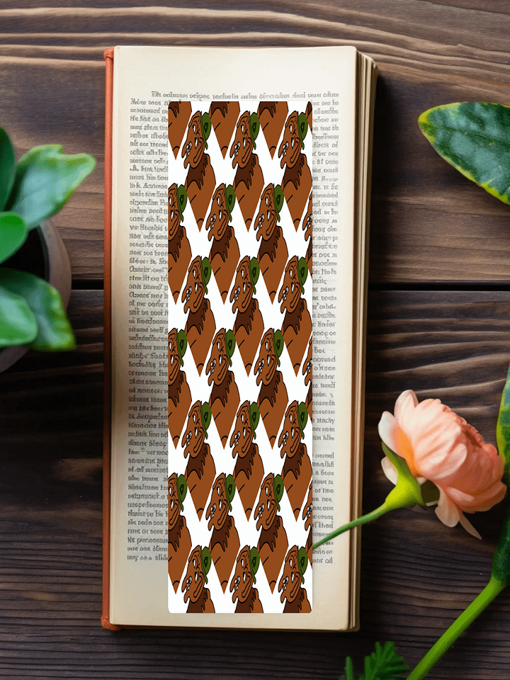 Cute Cartoon Bulldog Pattern Laminated Bookmark with Tassel for the Dog Loving Book Reader in Your Life product image (1)