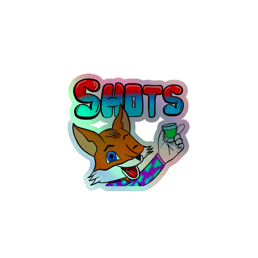 Holographic Shots Stickers product image (1)