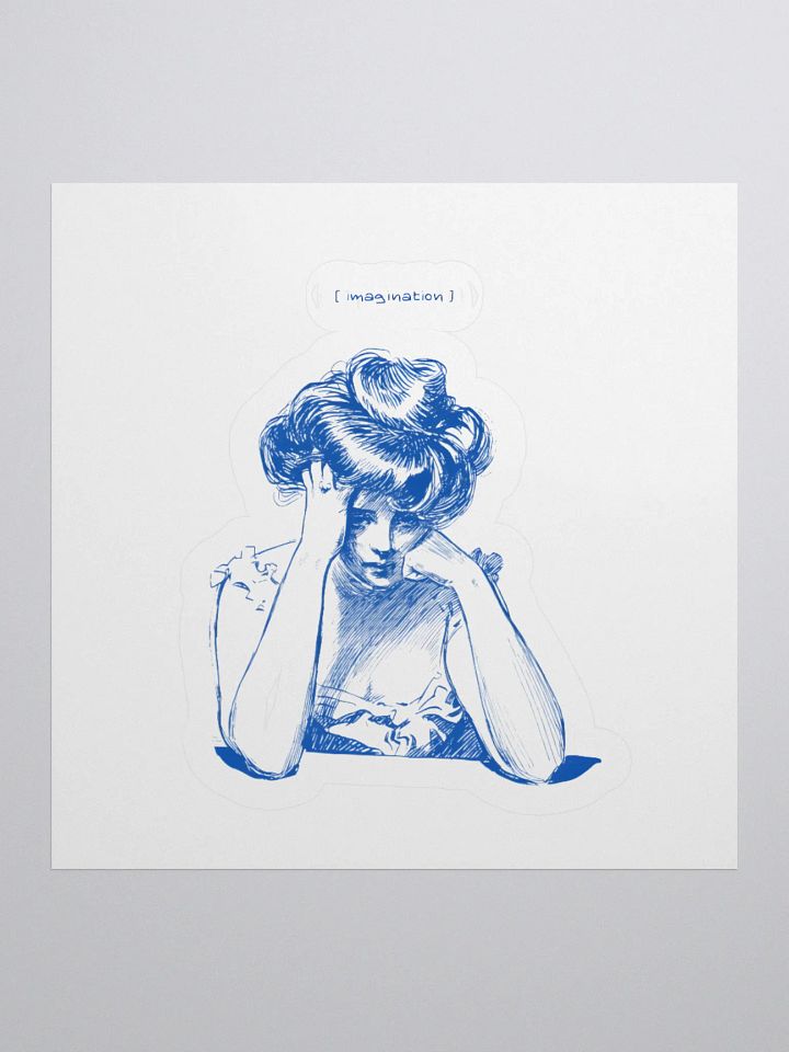 Thinking Girl | Sticker product image (4)
