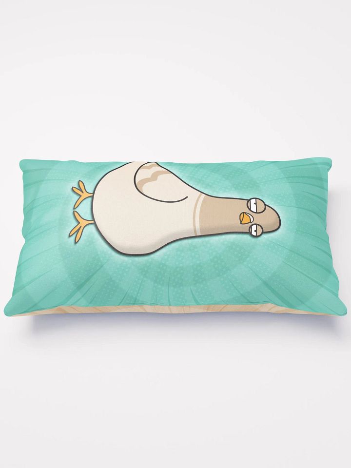 Pigeon Cushion (Teal/Cream) product image (1)