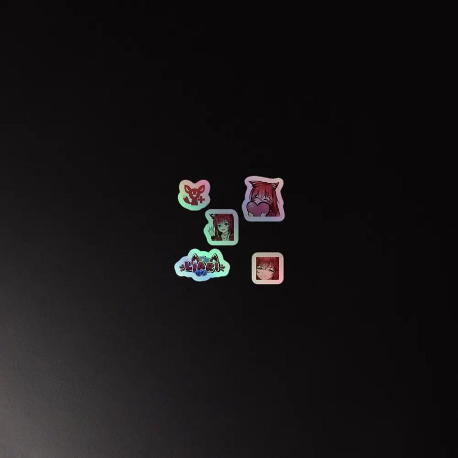 Mixed Emote Holographic Sticker Set product image (4)