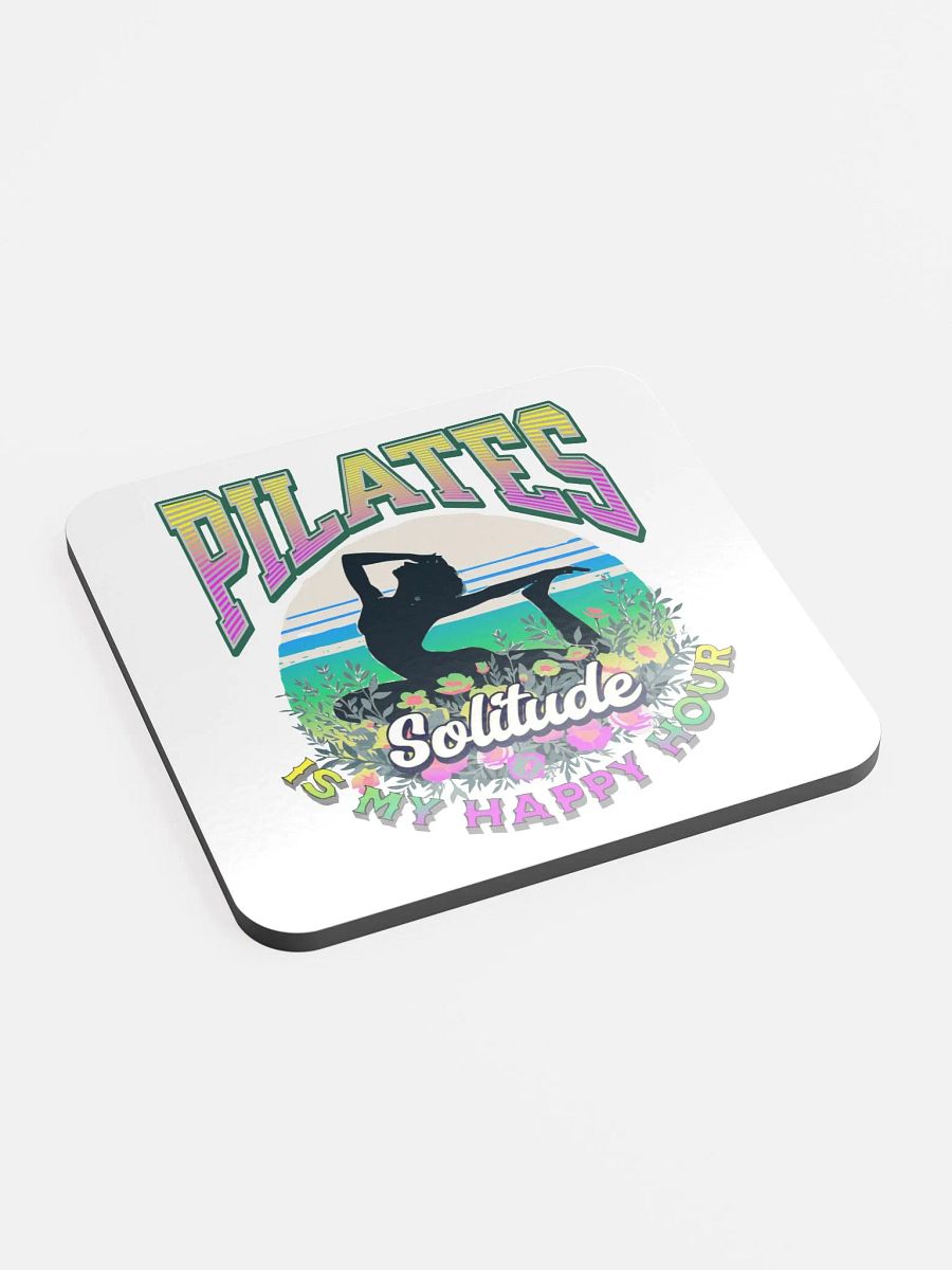 Pilates Is My Happy Hour Solitude Coaster Set product image (2)
