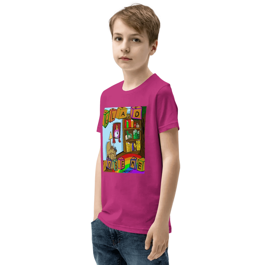 Glad To Be Me youth T product image (4)