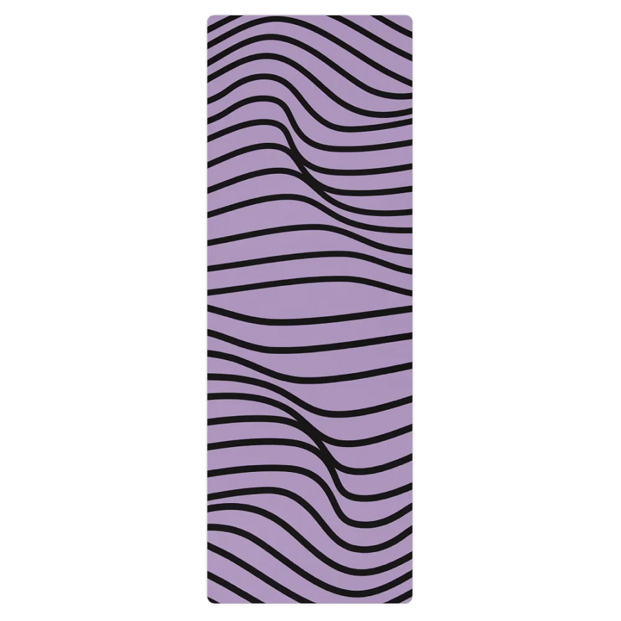 Purple and Black Yoga Mat product image (1)