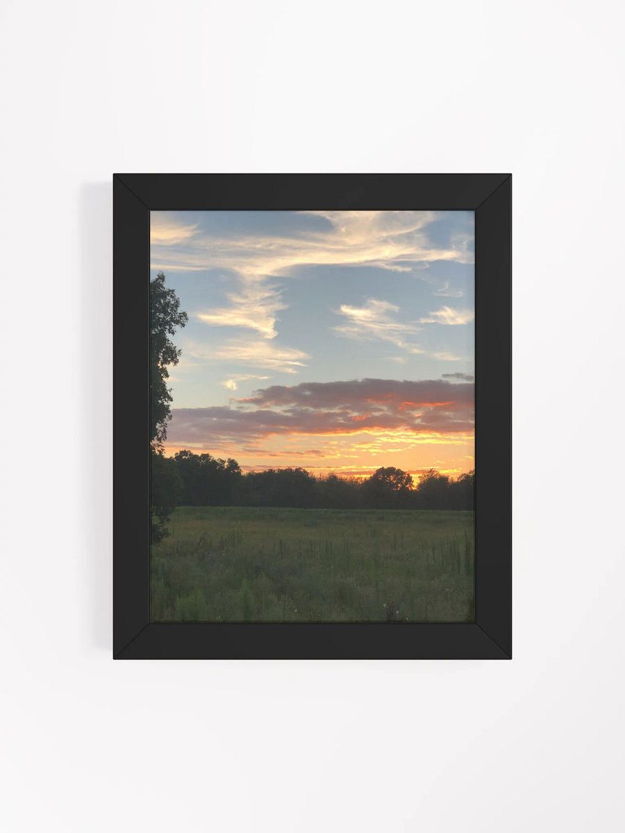Sunset in the Field High Quality Matte Poster product image (4)