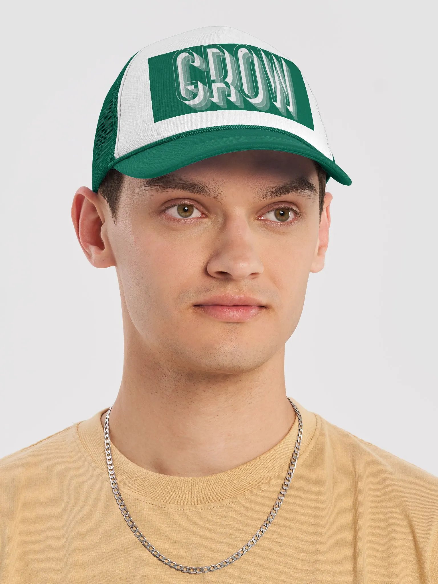 Grow 3D Foam Trucker Hat product image (5)