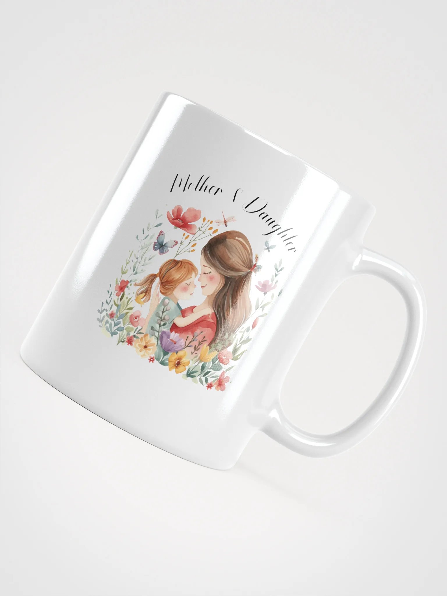 Mother & Daughter Floral Embrace Mug product image (10)