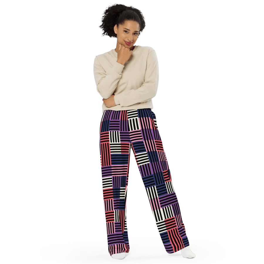 BUIII Minimalism: Amethyst Dawn Wide-Leg Pants product image (9)