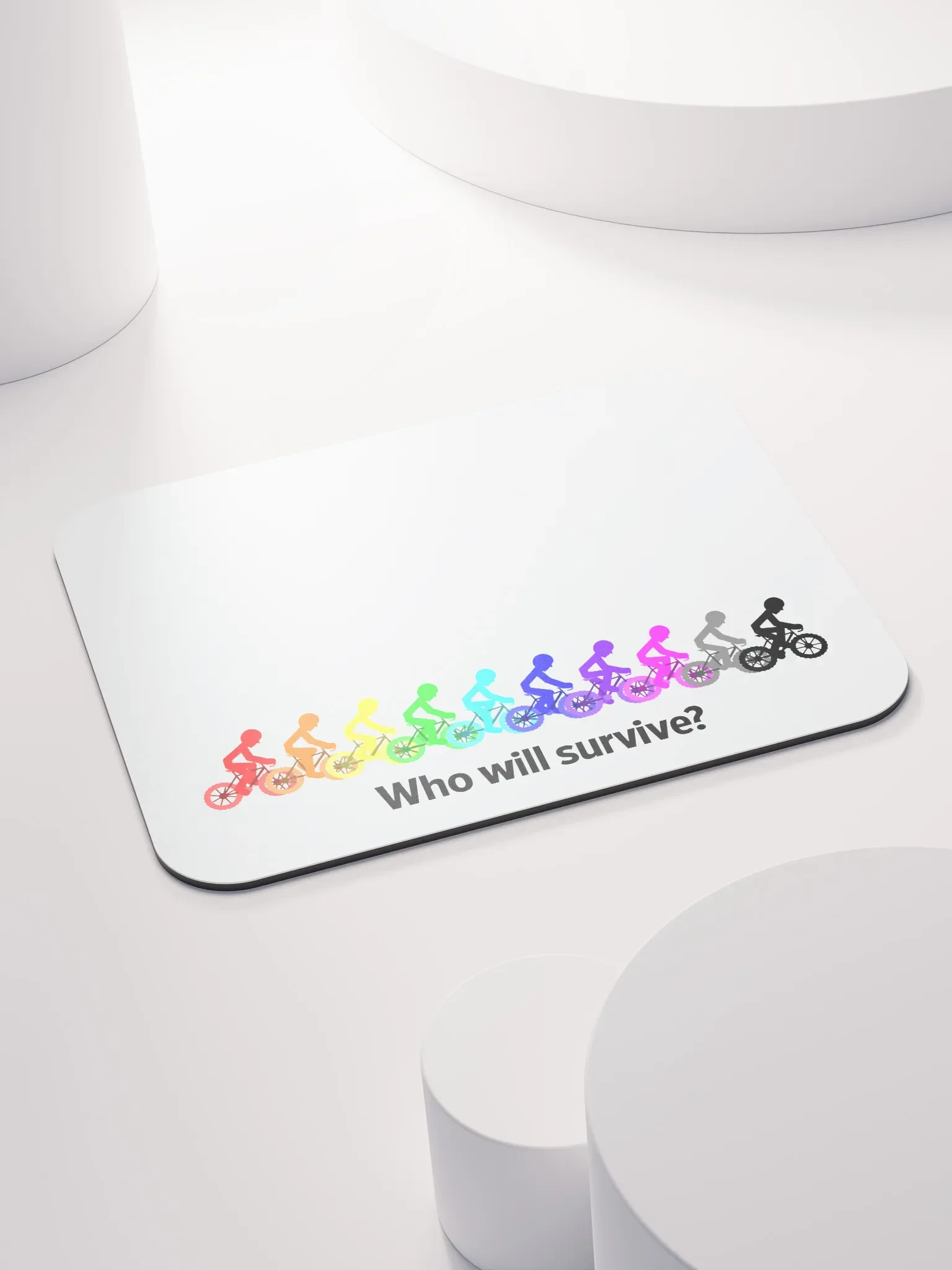 MIKAN Bicycle Mouse Pad(Who will survive?) product image (4)