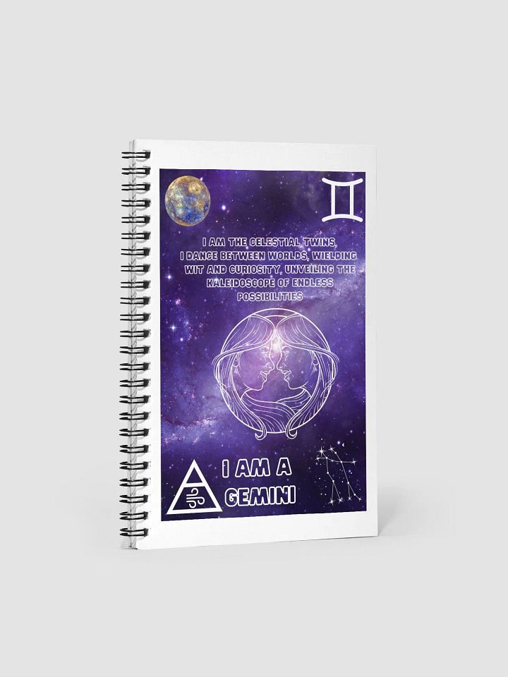 I Am a Gemini Notebook product image (1)