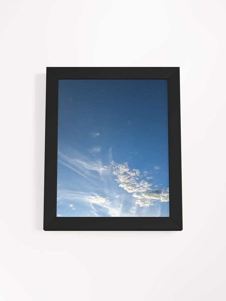 To the Clouds (Framed Enhanced Matte Poster) product image (1)