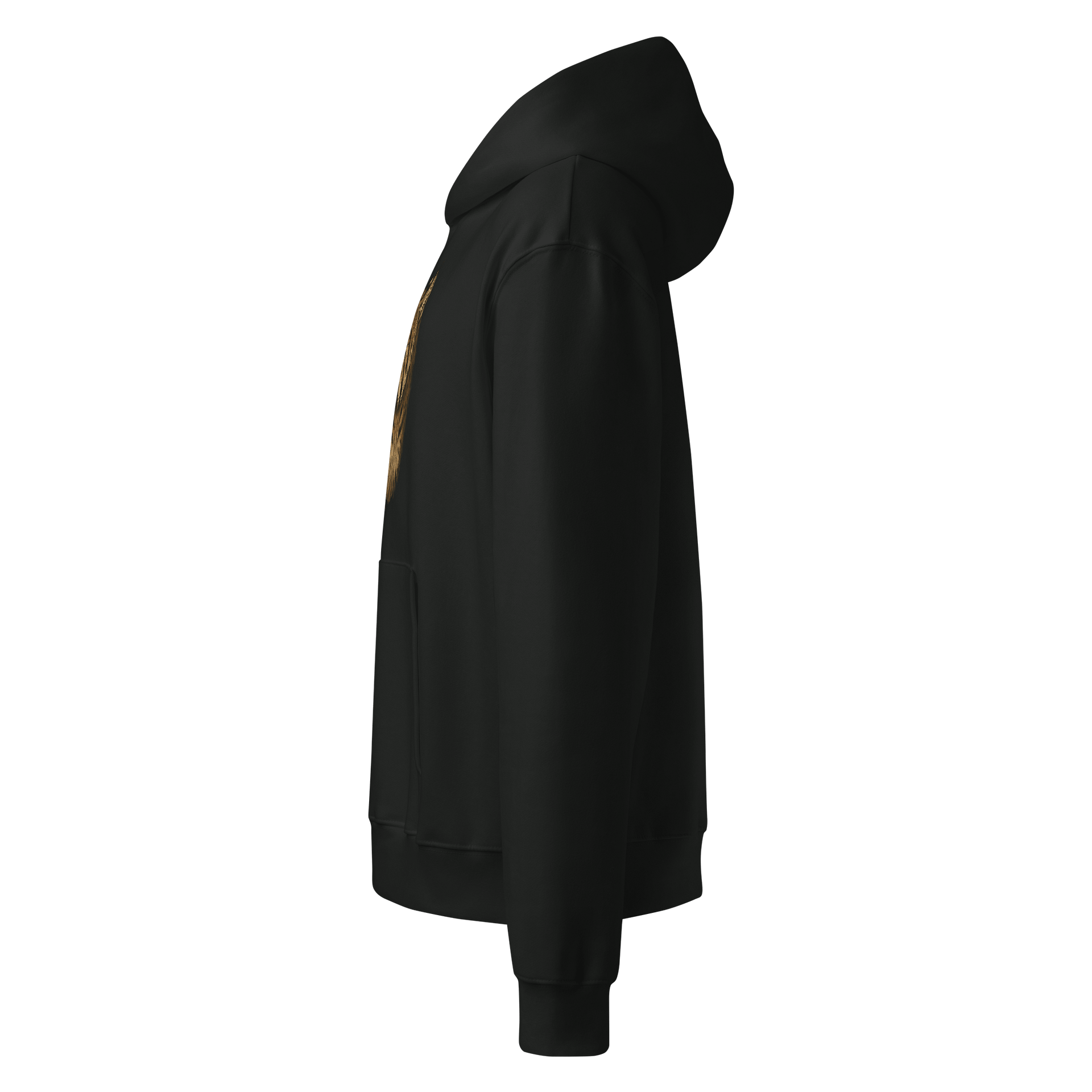 Fierce Lynx Oversized Fleece Hoodie – Bold Wildlife Streetwear product image (3)