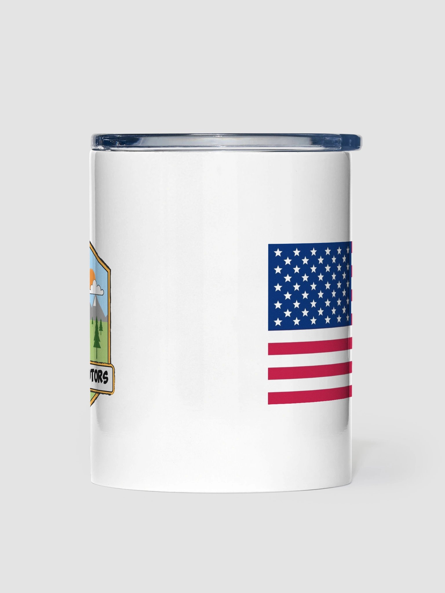 Campfires and Motors Patriotic 10oz Tumbler product image (1)