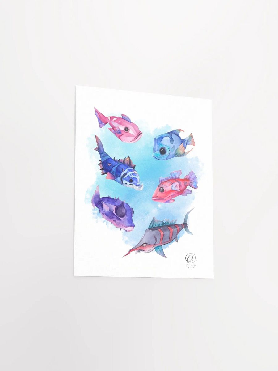Sea of Thieves Fish Matte Poster, Portrait product image (3)