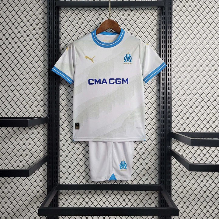 kids olympique de marseille 2023/2024 kit product image (1)