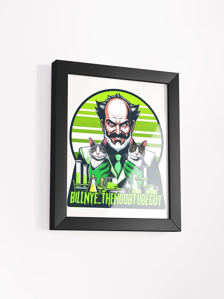 Bill Nye Cat Logo Framed Poster product image (13)