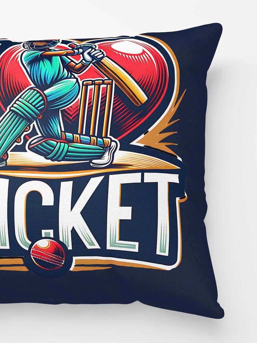 I Love Cricket Pillow - Perfect Gift for Cricket Enthusiasts product image (3)