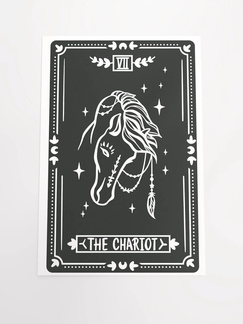The Chariot Tarot Card Art Print