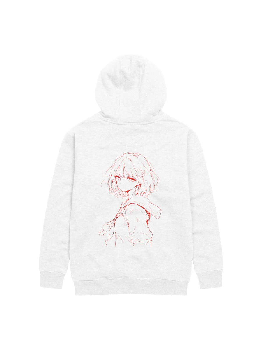 Minimalistic Anime Back Printed Hoodie product image (2)