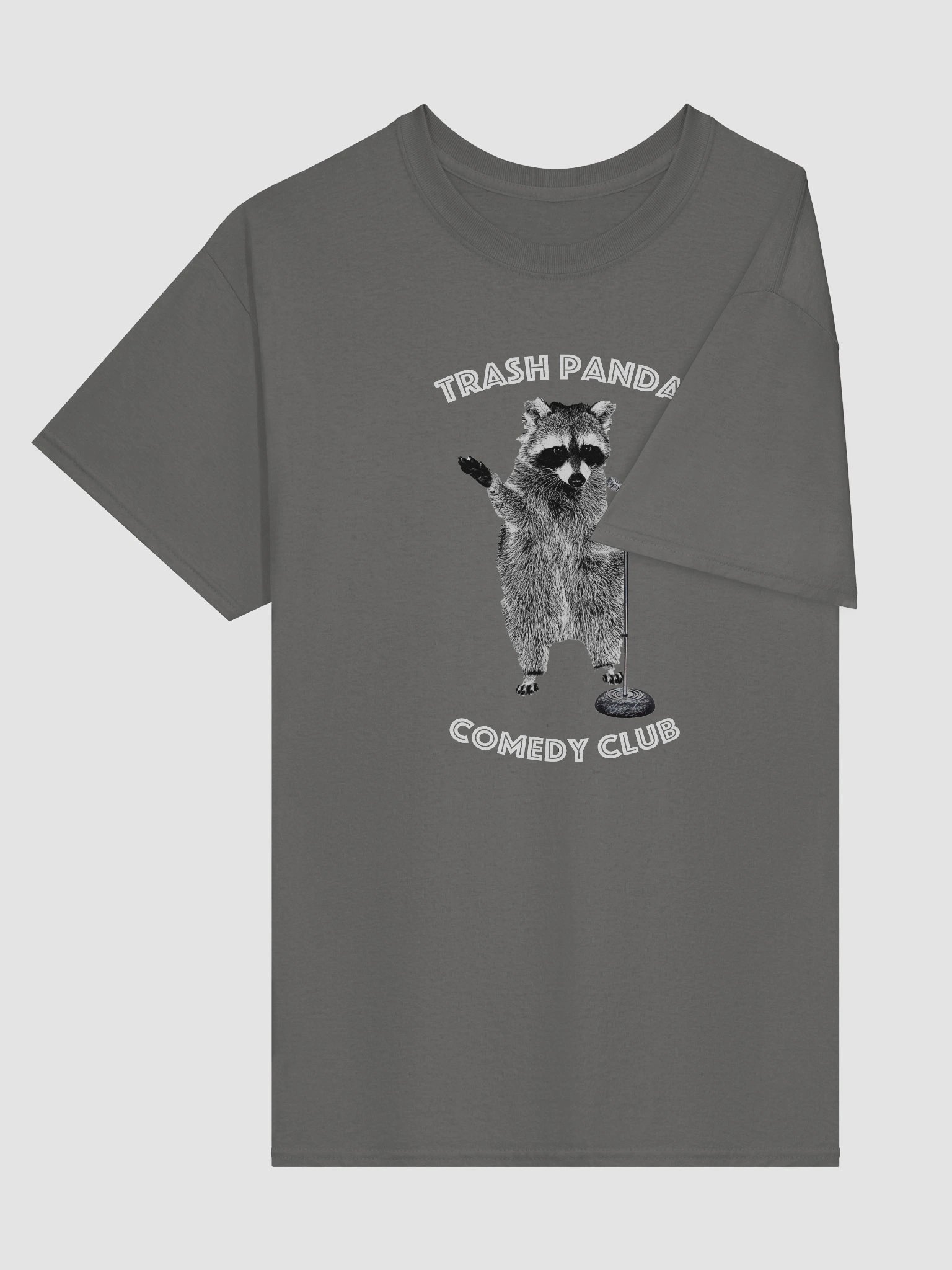 Trash Panda Comedy Club - Lunch Therapy on the back - Unisex Ultra Cotton Tee product image (3)