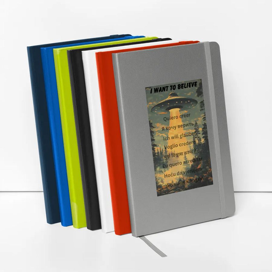 Note Pad I want to believe (multiple languages) product image (2)