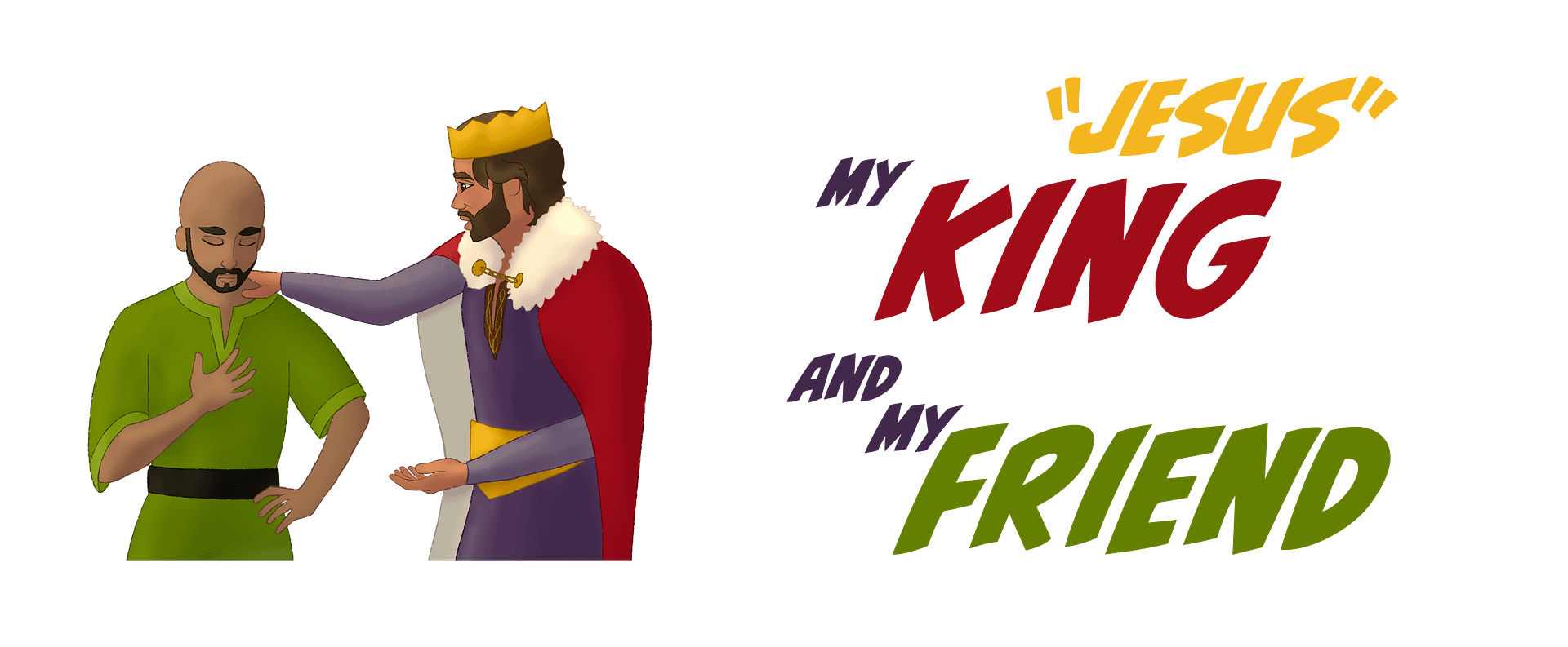 Two Servants and a King - "My King and My Friend" Clear Cup product image (5)
