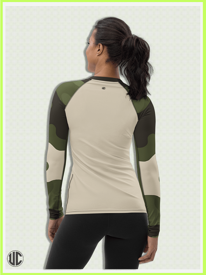 Becker's Modern Camo – Women’s Rash Guard product image (2)