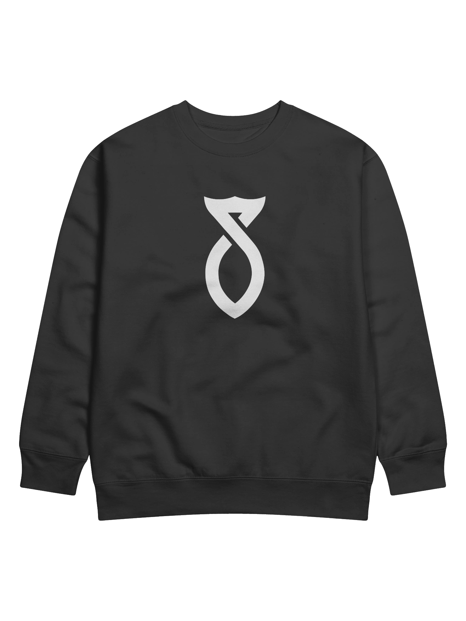 White on Black Sweatshirt product image (1)