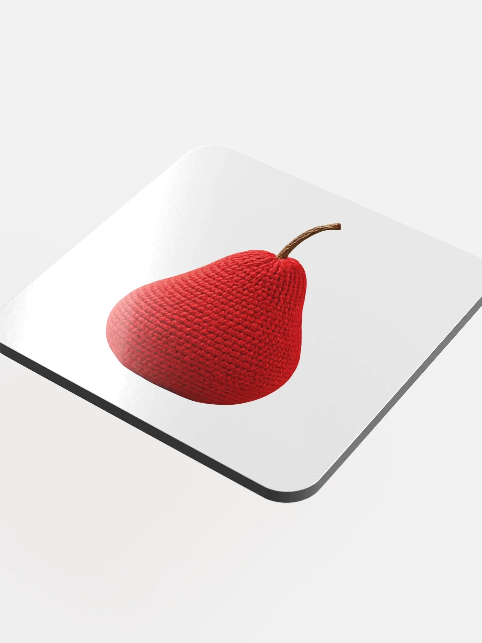 CozyAvocado Glossed Cork Coaster Pear #3 product image (4)