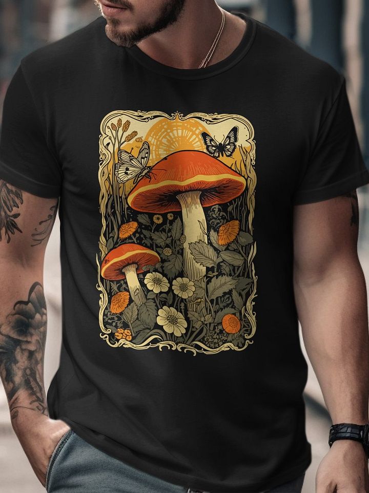 Art Nouveau Mushrooms product image (1)