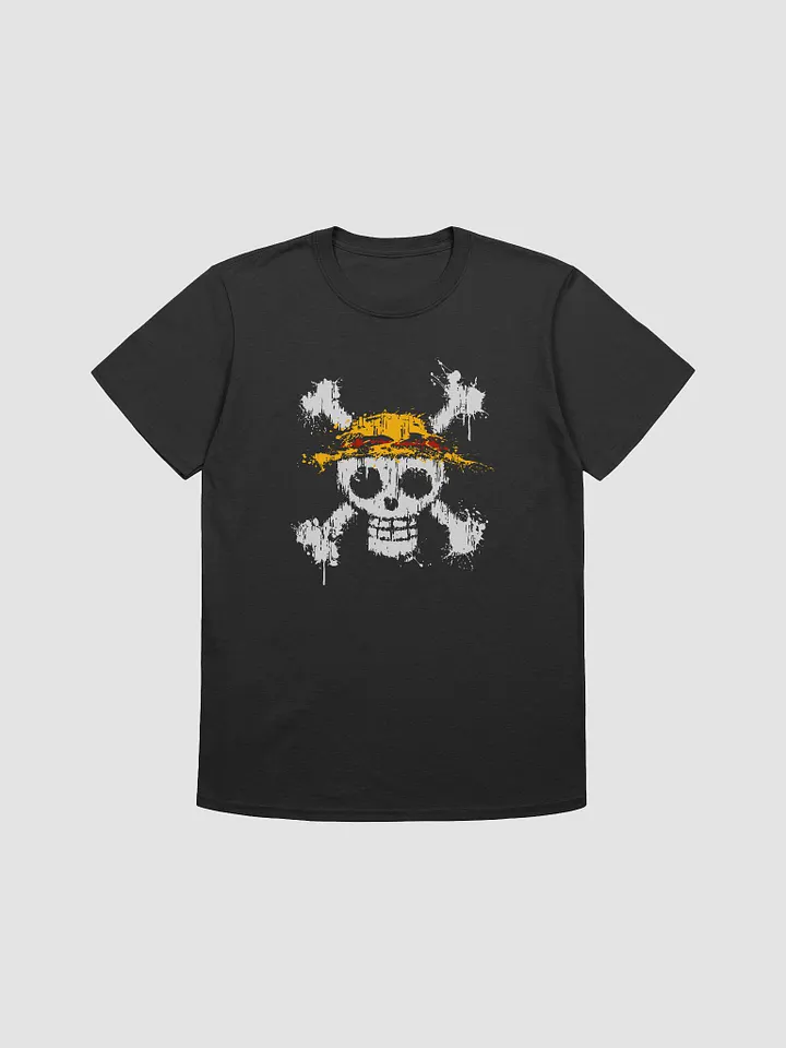 Pirate Skull and Crossbones Yellow Hat T-Shirt product image (1)