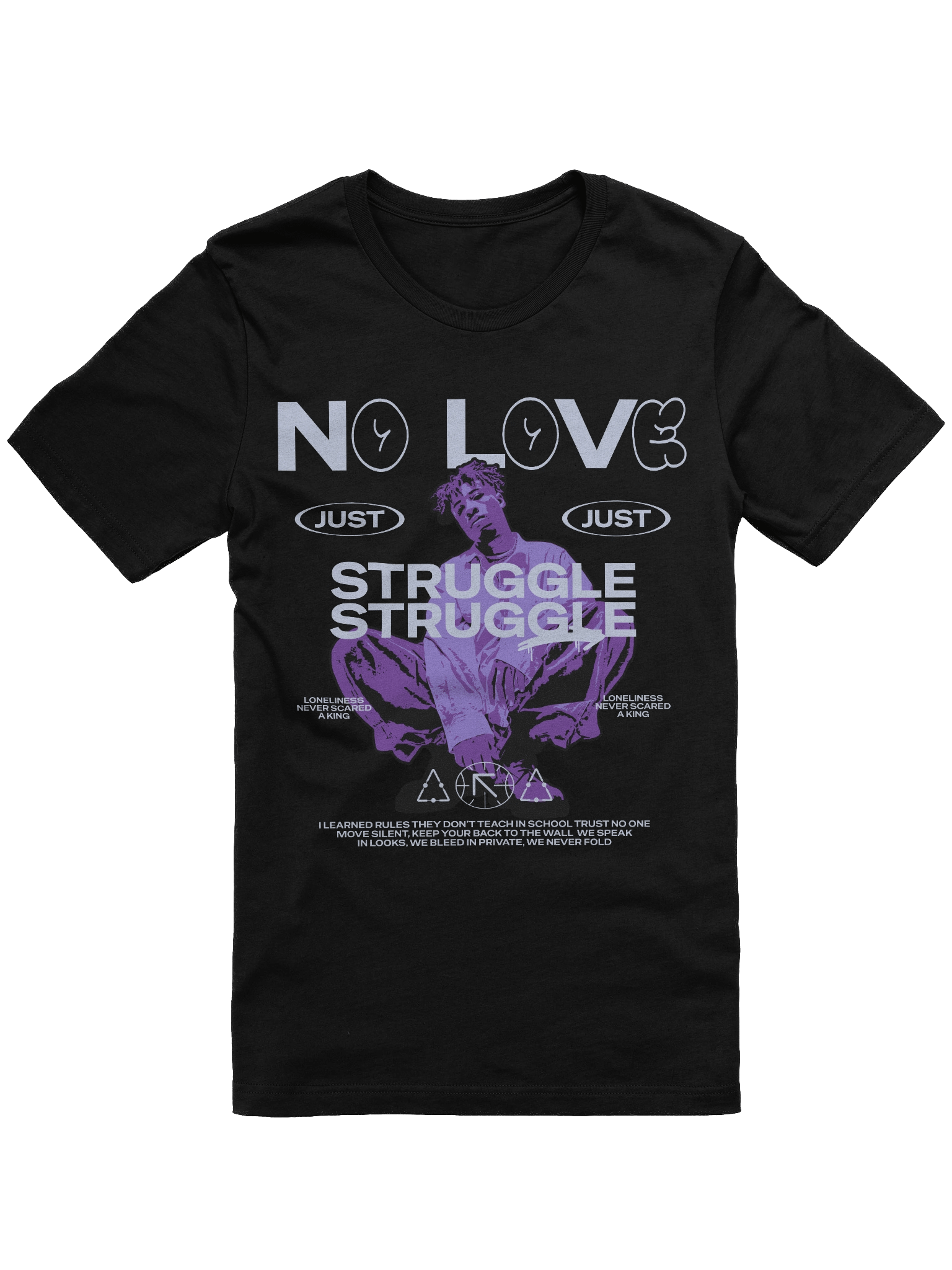 No Love | Unisex Bella+Canvas Supersoft T-Shirt product image (2)
