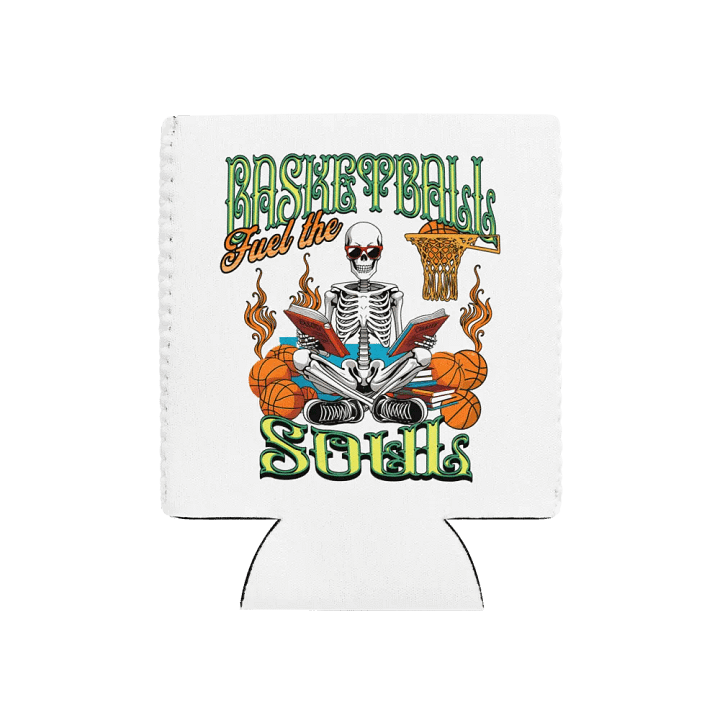 Basketball Fuel The Soul Skeleton Can Cooler product image (1)