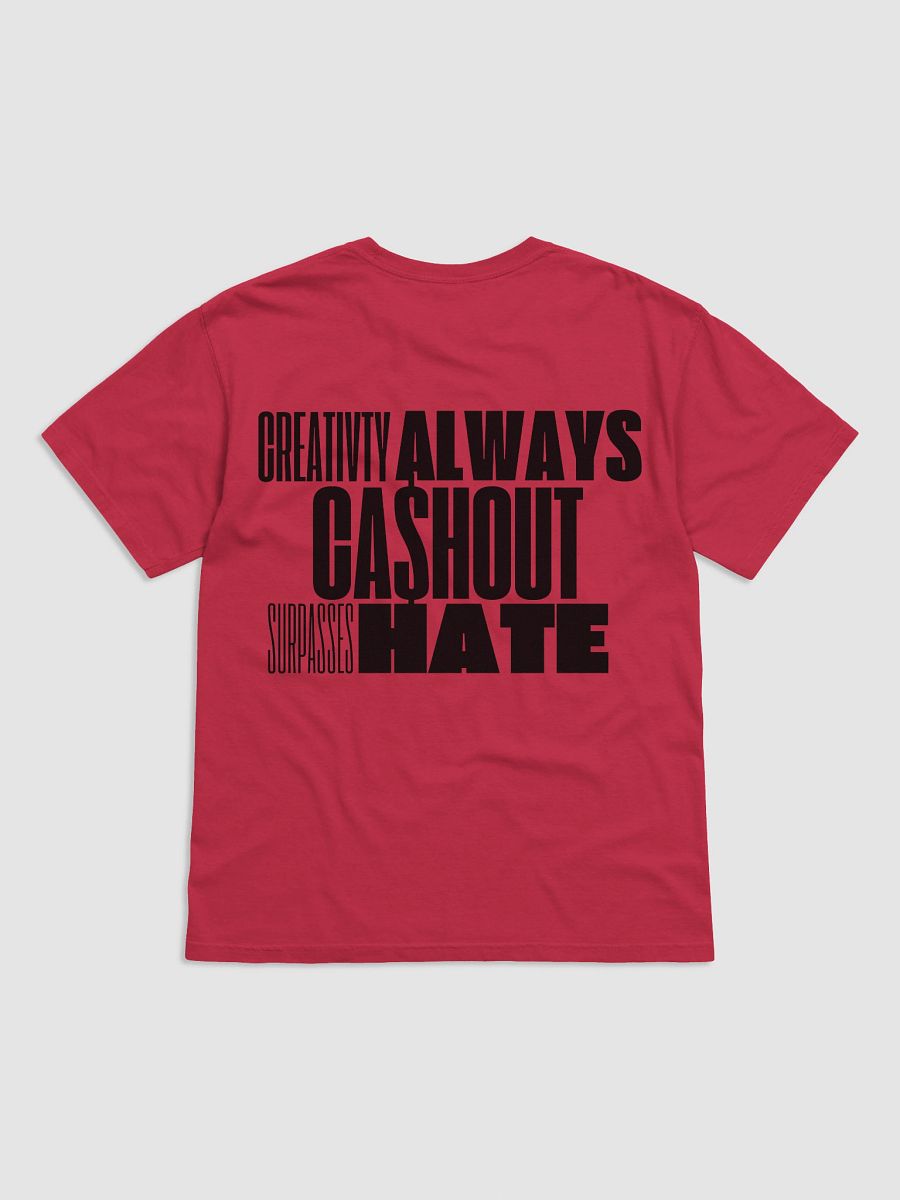 CASHOUT Signature T -Shirt (Black Letters) product image (2)