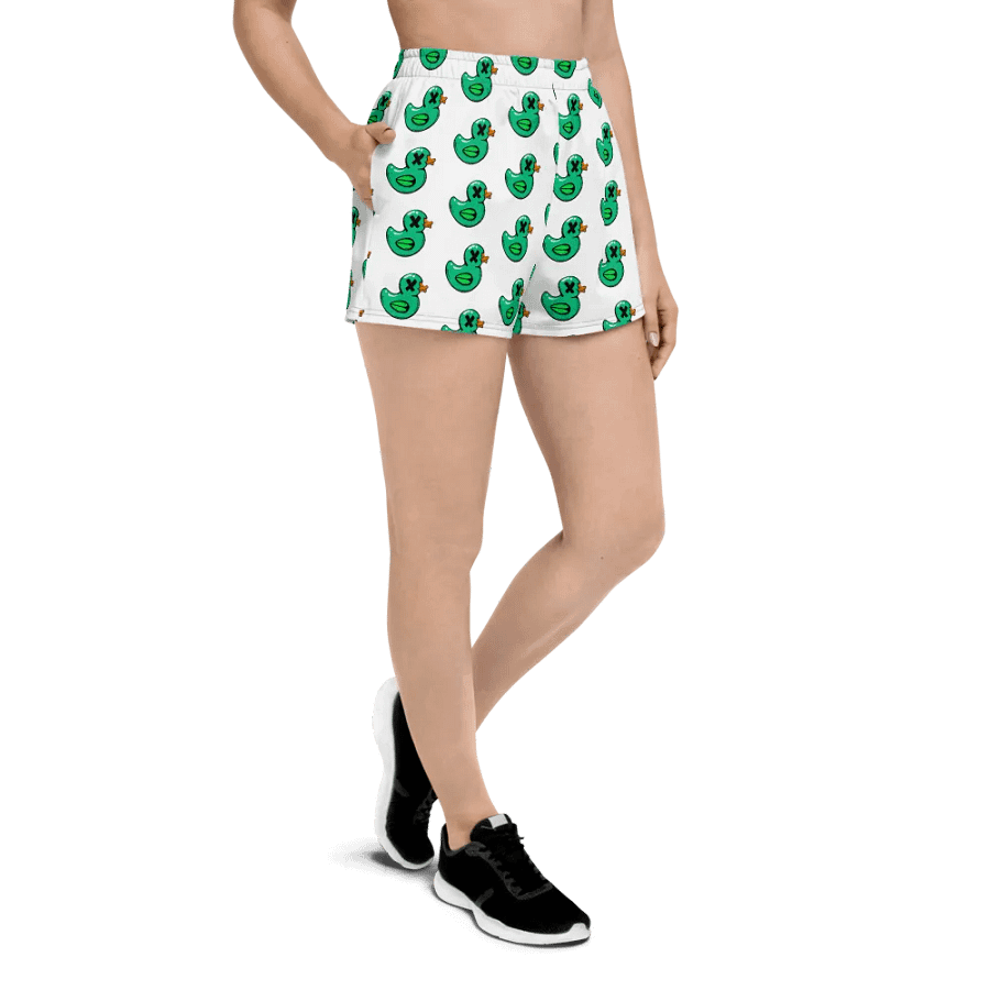 Rubber Ducky All-Over Print Athletic Shorts product image (3)