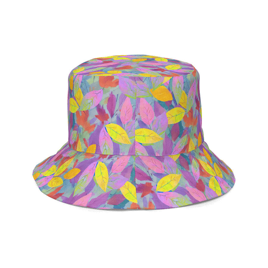 Yellow Pink Leaves Hat product image (4)