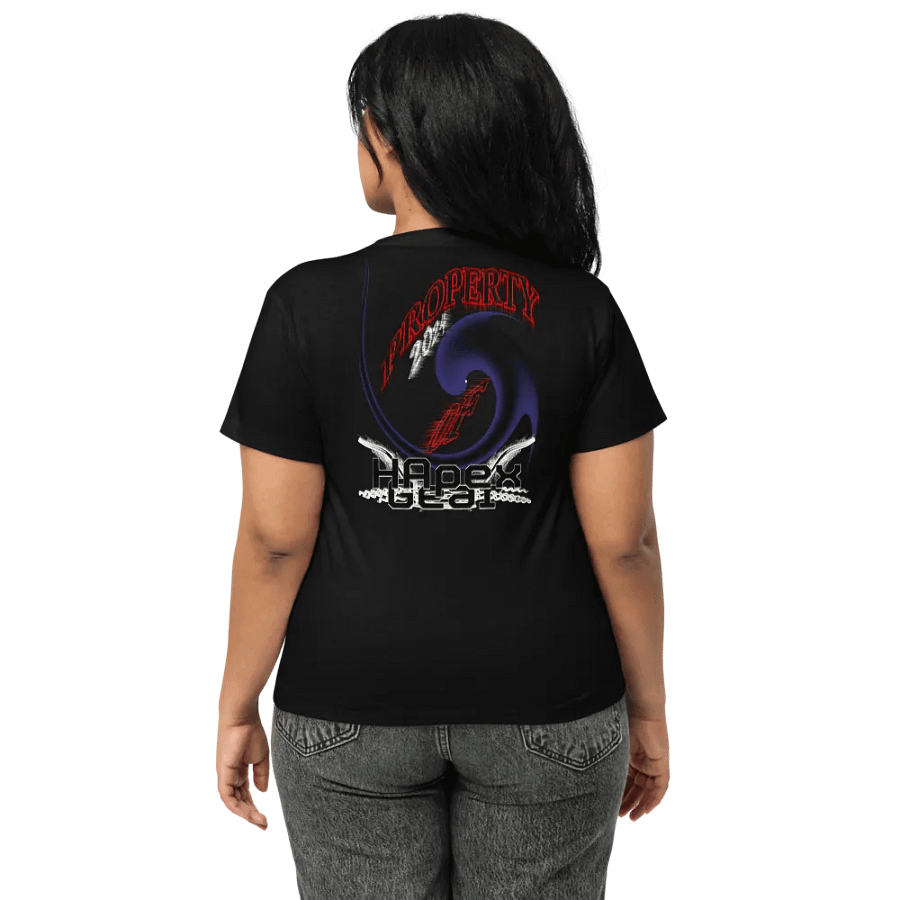 Women's High-Waisted Tee - Embroidered - Property Of HApex Gear 2024 product image (1)