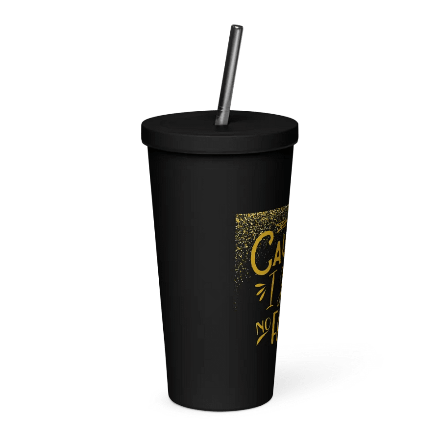 Glittery Caution Insulated Tumbler product image (8)