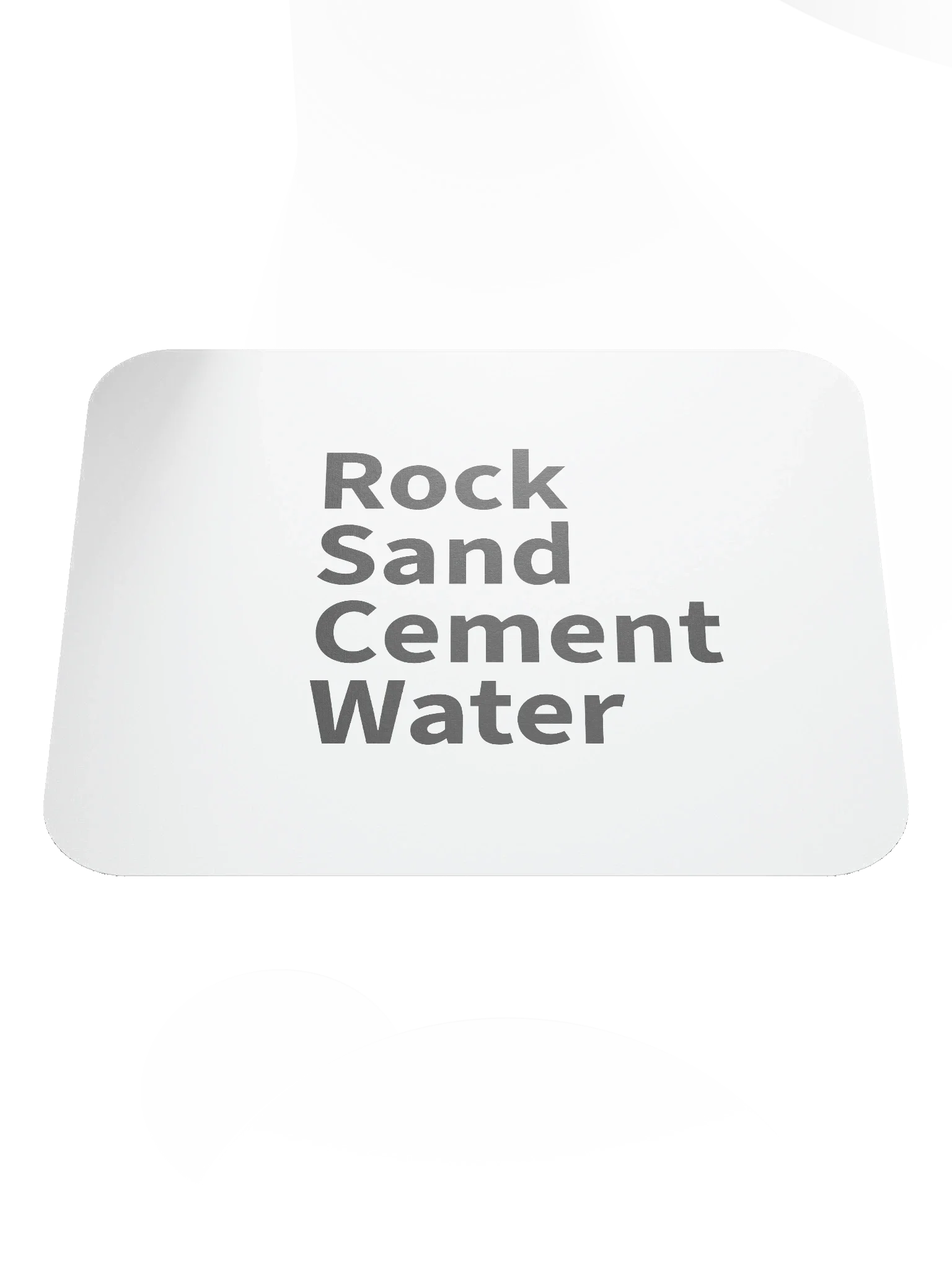 White Mouse Pad product image (1)