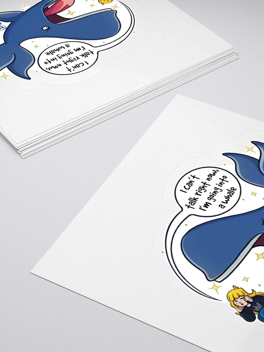 I'm Going Into A Whale Sticker product image (10)