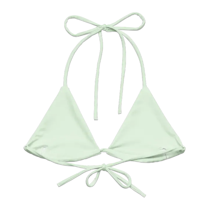 Honeydew Recycled Padded String Bikini Top product image (1)