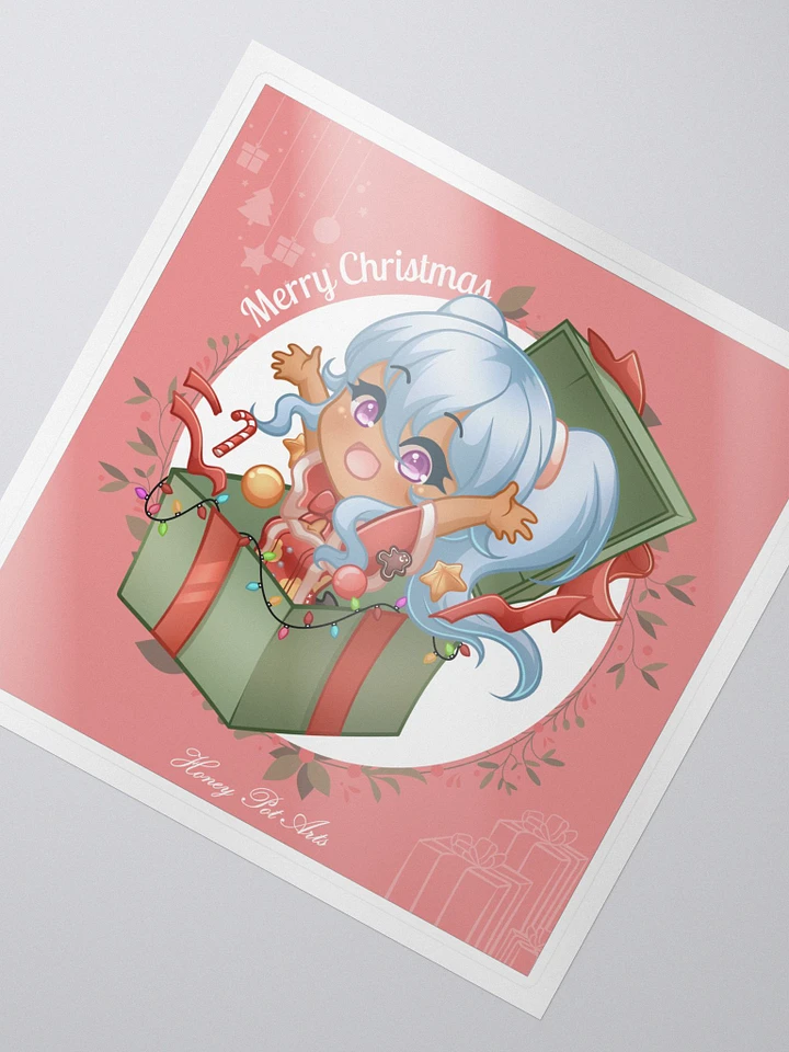 Merry Christmas Pop-Up Present Koko Sticker product image (2)