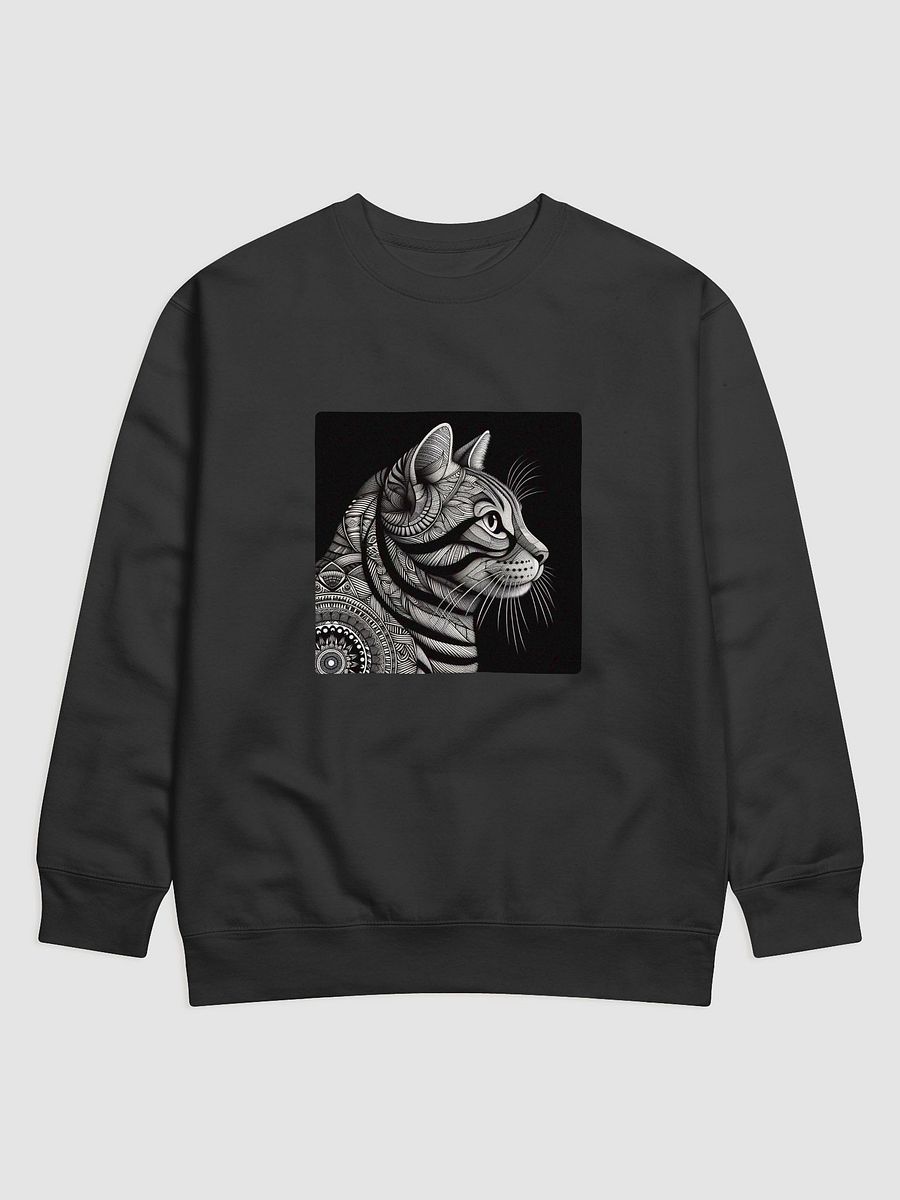 Geometric Feline Elegance Sweatshirt product image (5)