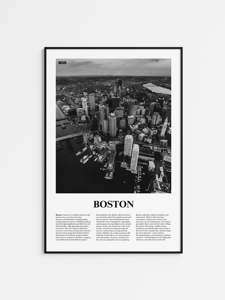 Boston 01 Newspaper Poster product image (1)