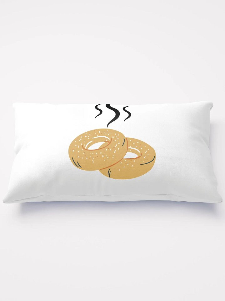 Roasted Bagel Throw Pillow! product image (2)