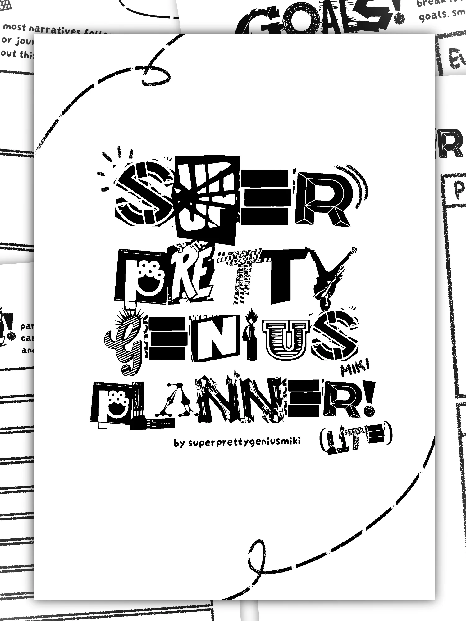 SUPER PRETTY GENIUS WEBTOON PLANNER (LITE) product image (1)