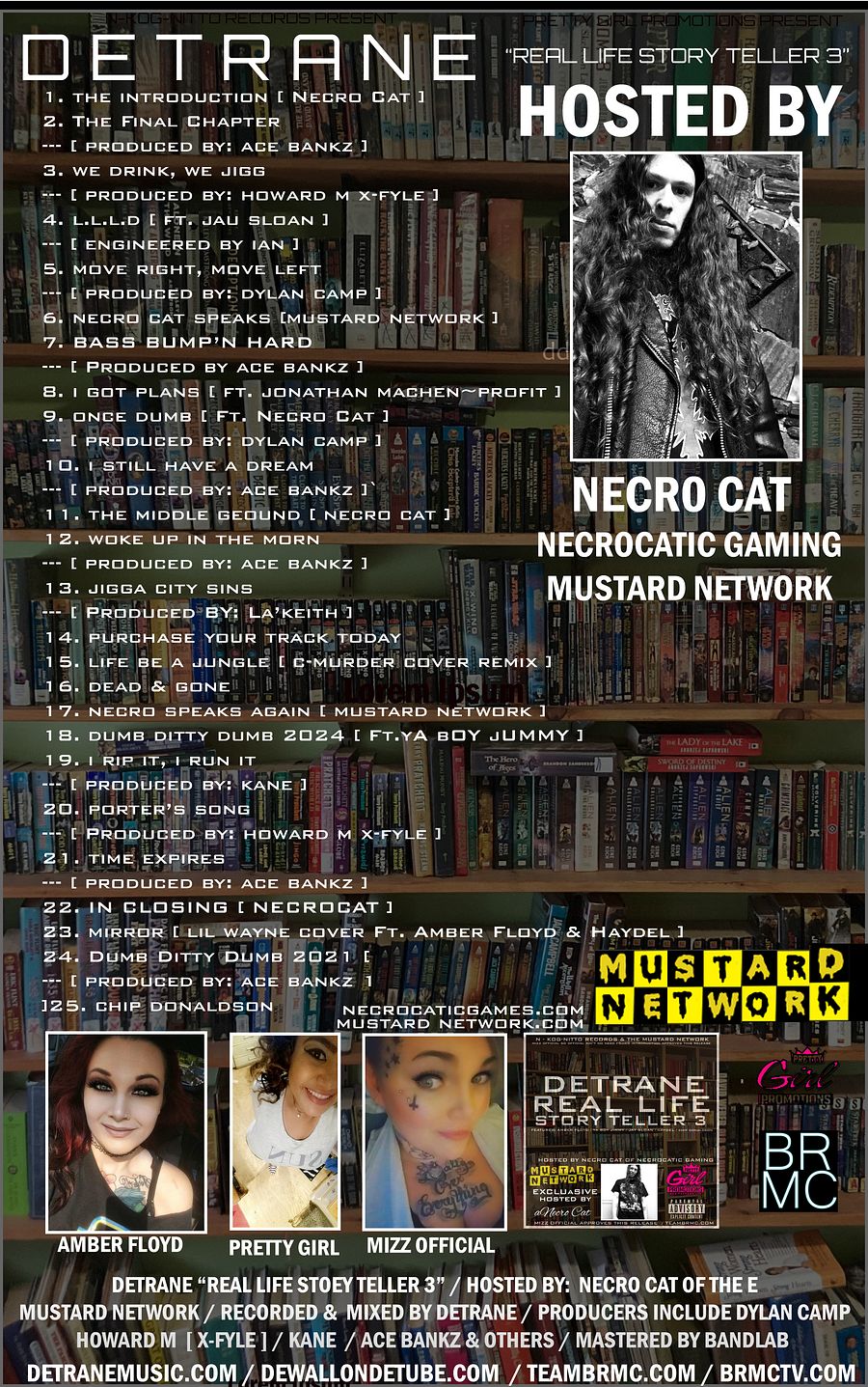 Detrane - Real Life Story Teller Volume 3 (Featuring NecroCaticGames) - MP3 + Poster Digital Album Release product image (4)