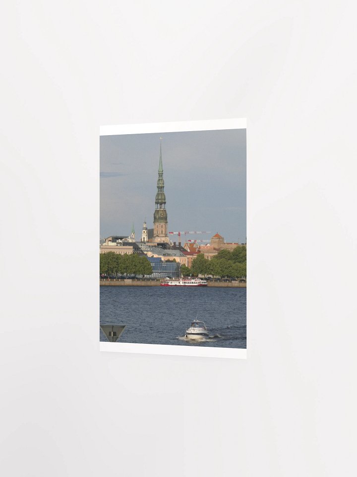 Riga - St. Peters Church and Daugava River from Vansu Bridge Viewpoint - print/poster product image (6)